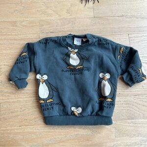 Zara Penguin Graphic Sweatshirt